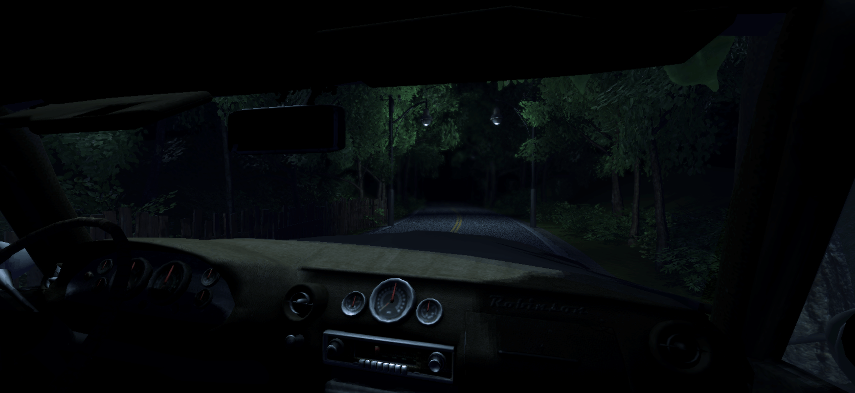 Private Eye Driving at Night
